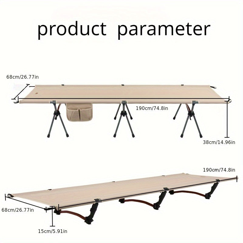 Portable Folding Bed for Travel Camping Office