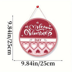 Heart Hanging Sign Happy Door Sign Party Decoration