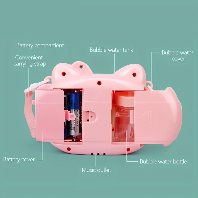 Bubble Camera Toy For Kids, No Camera Included