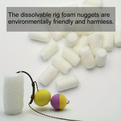 50/100pcs Carp Fishing PVA Nuggets Rig Foam Pop Up Boilies