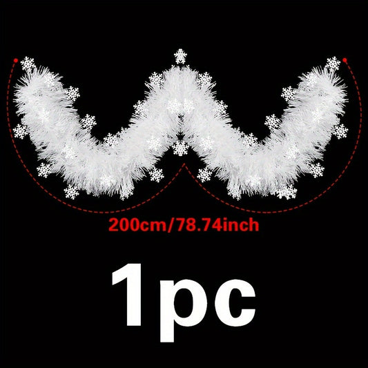 2m Snowflake Fur Stripe Christmas Supplies