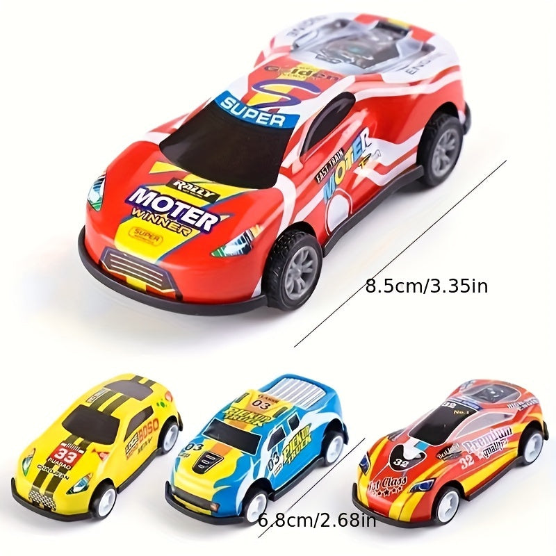 Alloy Inertia Pull Back Car Decorative Toy Car Model Mini Racing Car Toy