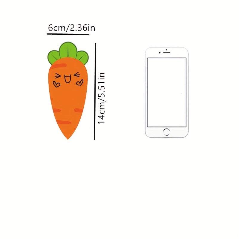 Carrot Memo Pad Spiral Expression Unique Shape