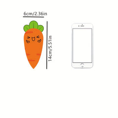 Carrot Memo Pad Spiral Expression Unique Shape