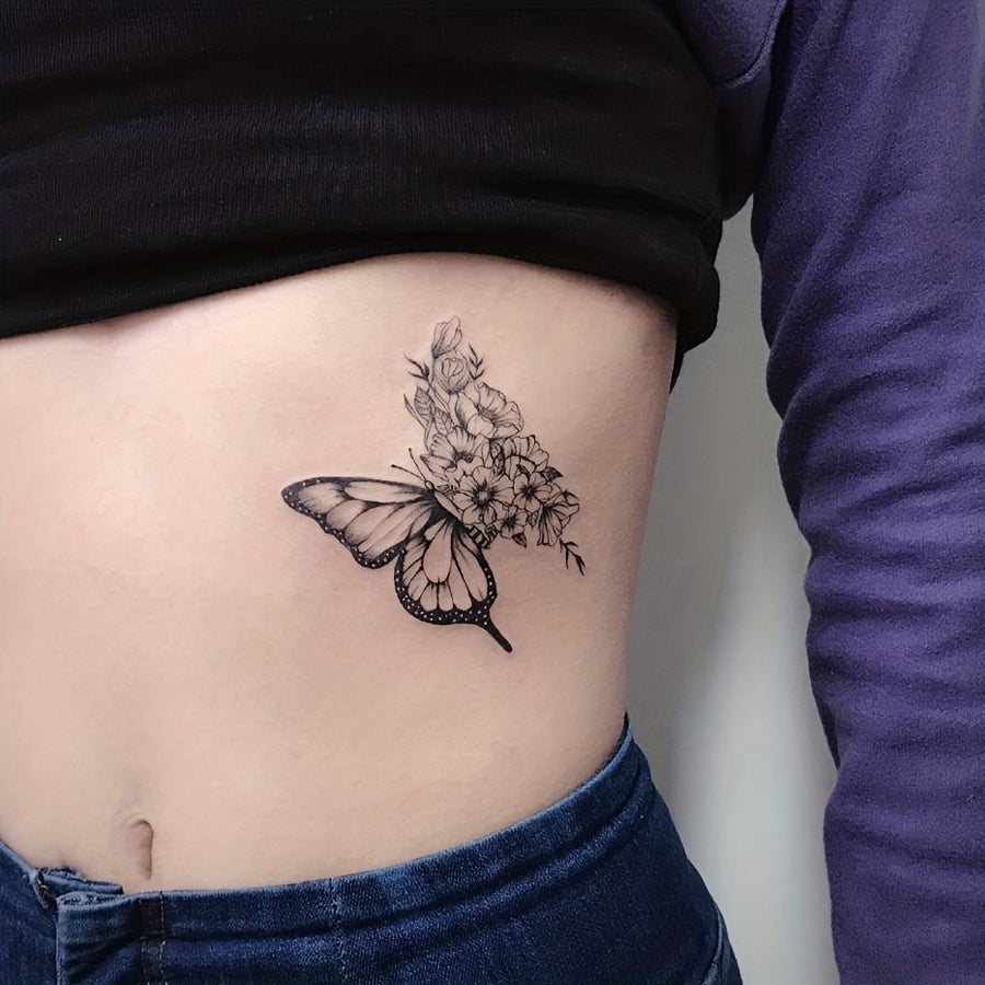 Long Lasting Butterfly Temporary Tattoo Waterproof