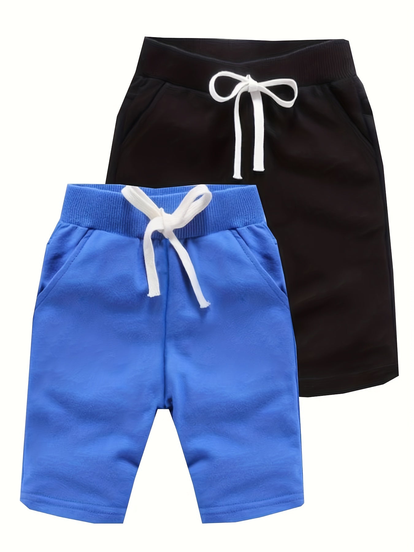 2pcs Boys Casual Shorts Soft Comfortable Breathable for Summer