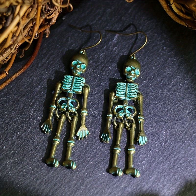 Metal Skull Charm Halloween Jewelry Gift