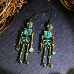 Metal Skull Charm Halloween Jewelry Gift