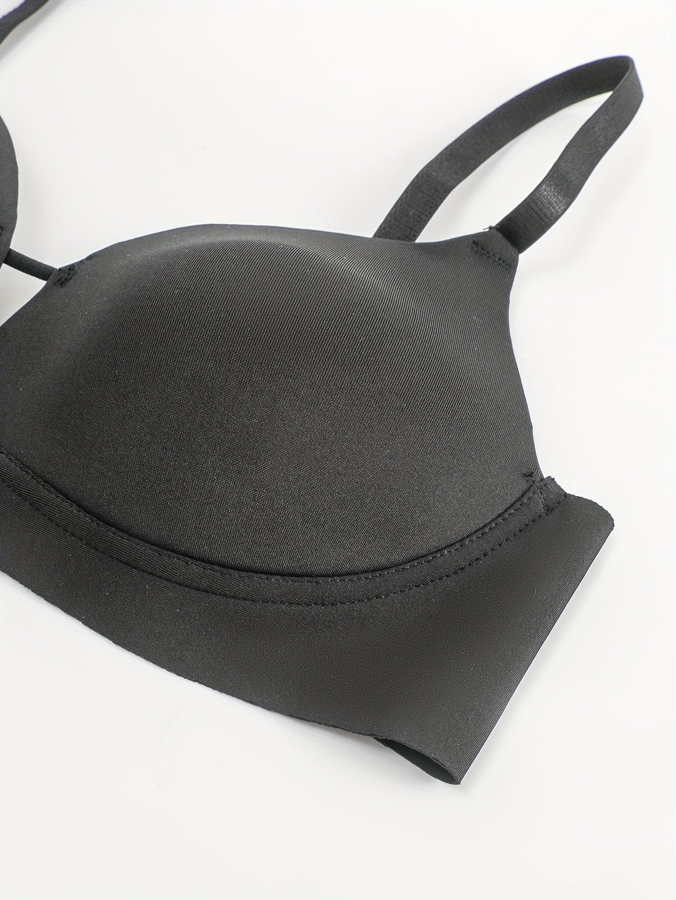 Hollow Out T Shirt Bra Push Up Bra Women's Lingerie