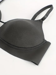 Hollow Out T Shirt Bra Push Up Bra Women's Lingerie
