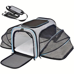 Foldable Soft Sided Pet Carrier for Cats and Dogs