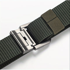 Men's Canvas Belt Alloy Buckle Casual Outdoor Belt