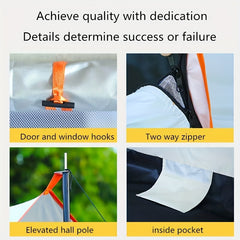 Portable Folding Canopy Integrated Automatic Camping Canopy Tent