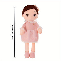 Adorable Angel Girl Plush Toy Doll Soft Pink & Mixed Colors