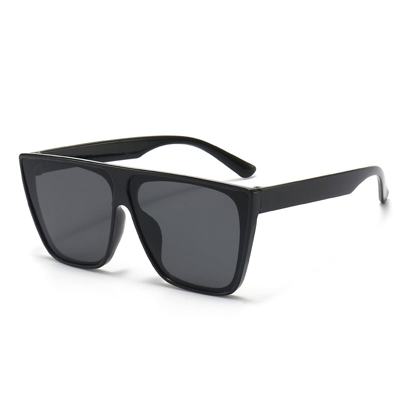 Big Frame Square Sunglasses Solid Sunglasses for Women