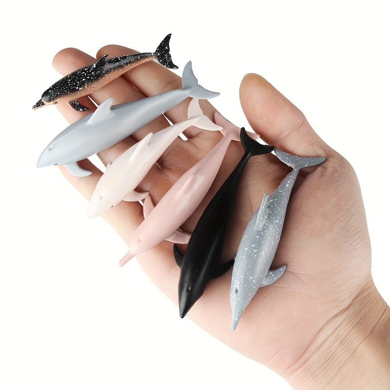 12pcs Ocean Animals Dolphin Fish Sea Marine Models Action Figures Toys