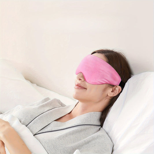 Adjustable Soft Eye Mask Blackout Blindfold for Travel Rest Nap Yoga