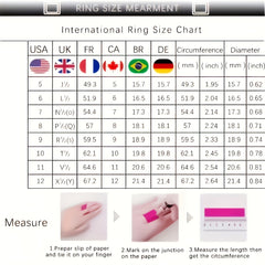 925 Silver Promise Ring Heart Inlaid Zirconia Wedding Jewelry