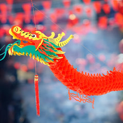 Dragon Lanterns Red Decorations for New Year