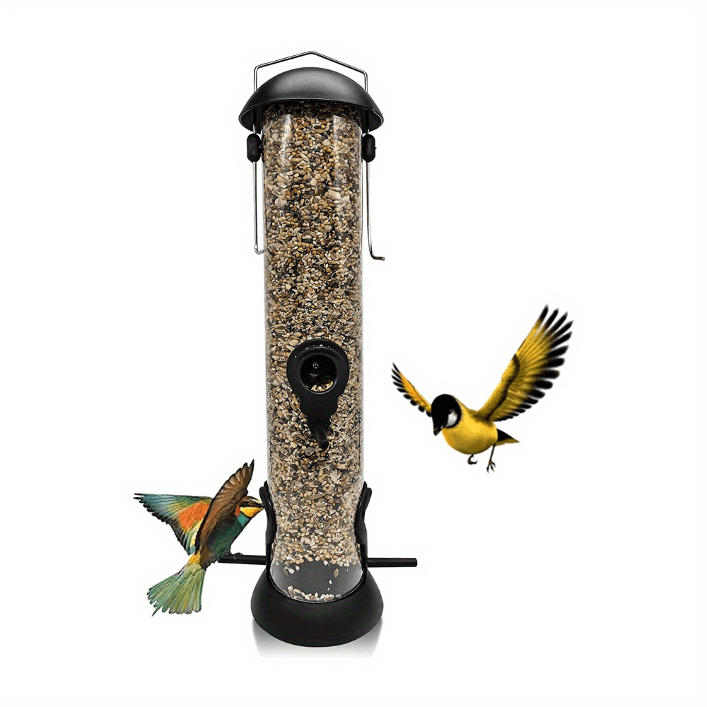 4pcs Hanging Bird Feeder for Camping and Backyard Bird Watching