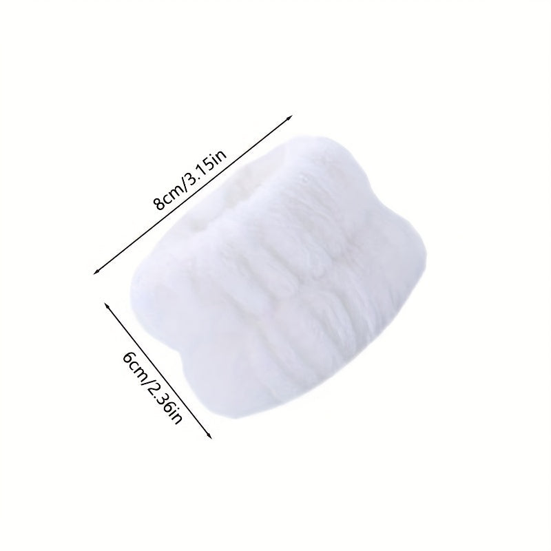 2pcs Reusable Face Wash Wrist Strap Absorbent Skin Friendly