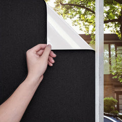 Blackout Window Film Sun Blocking Heat Control Frosted Film