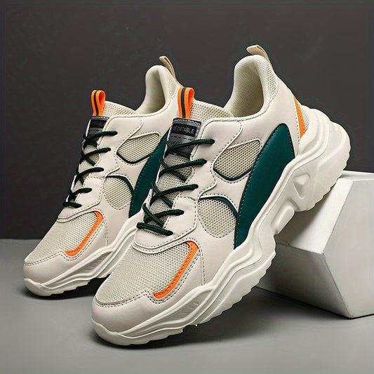 Men's Chunky Sneakers Breathable & Wear-Resistant