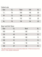 Bear Print Matching T Shirt Set for Parent & Child