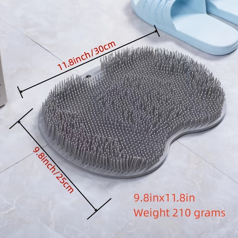Silicone Back Exfoliating Wash Pad Bath Scrubber