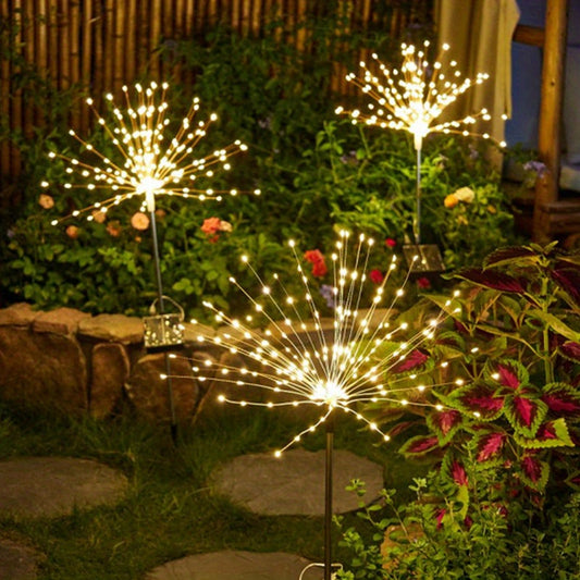 Solar Flower Light DIY Decoration Waterproof Garden Light