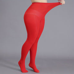  Solid High Rise Stretchy Stockings & Hosiery