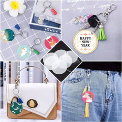 Acrylic Keychain Blanks Making Kit 1200pcs Clear Keychains For Vinyl Kit