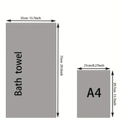 4pcs Striped Pattern Hand Towels Set Soft Skin-friendly Face Towel