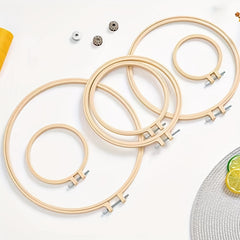 5pcs Plastic Embroidery Hoop Set for Cross Stitch