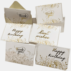 Thanksgiving Cards Set with Envelopes - Pack of 10