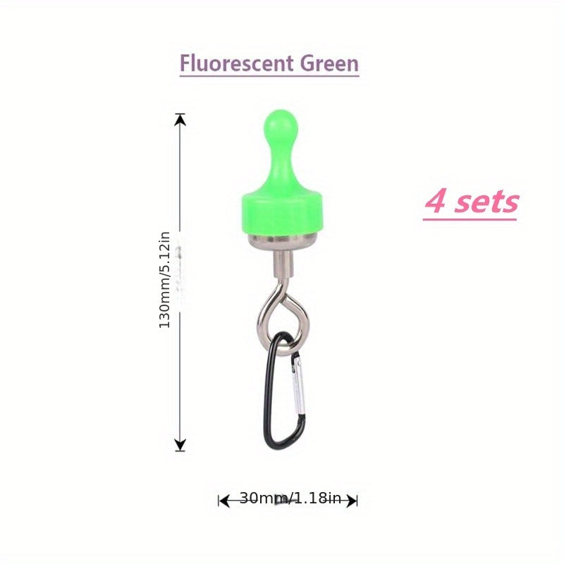 4pc Magnetic Hooks for Camping and Canopy Tent - Outdoor Magnetic Suction Clips