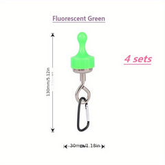 4pc Magnetic Hooks for Camping and Canopy Tent - Outdoor Magnetic Suction Clips
