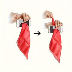 Magic Scarf for Phone Non Electric Close Up Illusion Prop Red