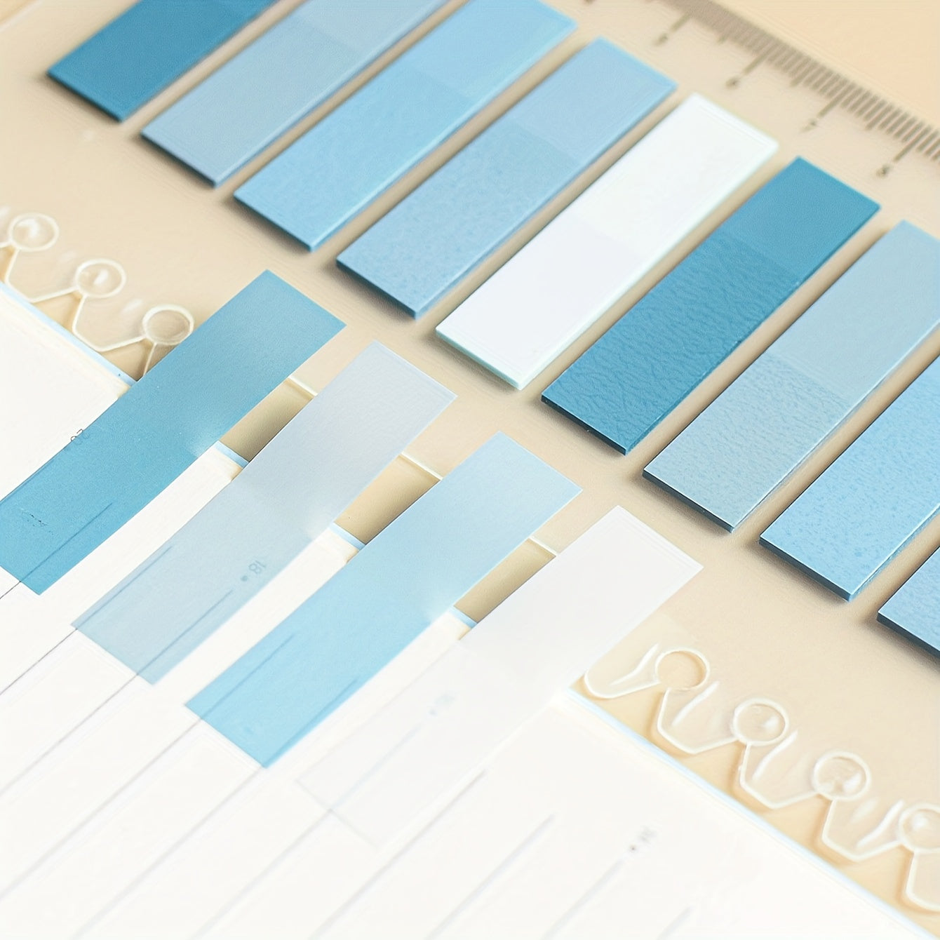1 Pack PET Sticky Notes Multiple Colors Index Tabs 200 Sheets