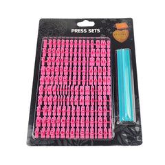 160pc Cookie Cutter Set Biscuit Alphabet Stamps Lowercase Letters Numbers