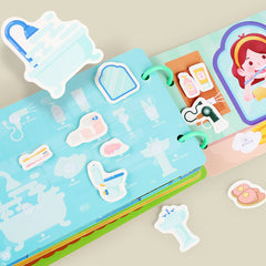 Interactive Busy Book for Hand Skills Development Tear and Paste Stickers