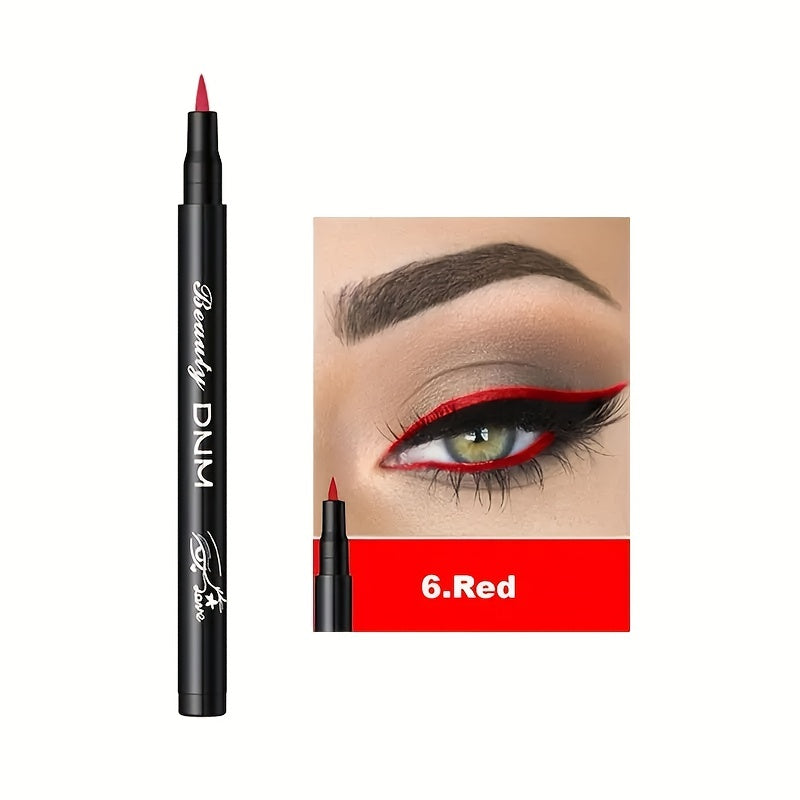 12 Colors Soft Liquid Eyeliner Balm Long Lasting Waterproof Pen Smudge Proof