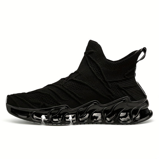 Men's Slip on Blade Sneakers Lightweight Breathable Athletic Shoes
