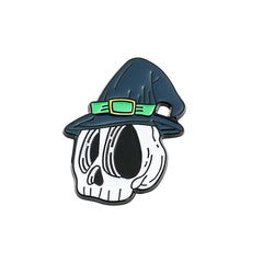 Colorful Casual Ghost Skull Gothic Brooch