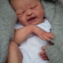 19 Inch Reborn Baby Doll with 3D Skin Painted Hair Visible Veins