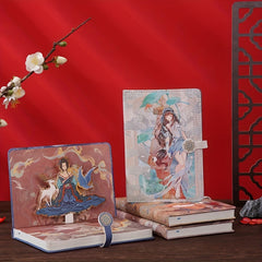 Chinese Style Dunhuang Wall Painting Fairy Notebook