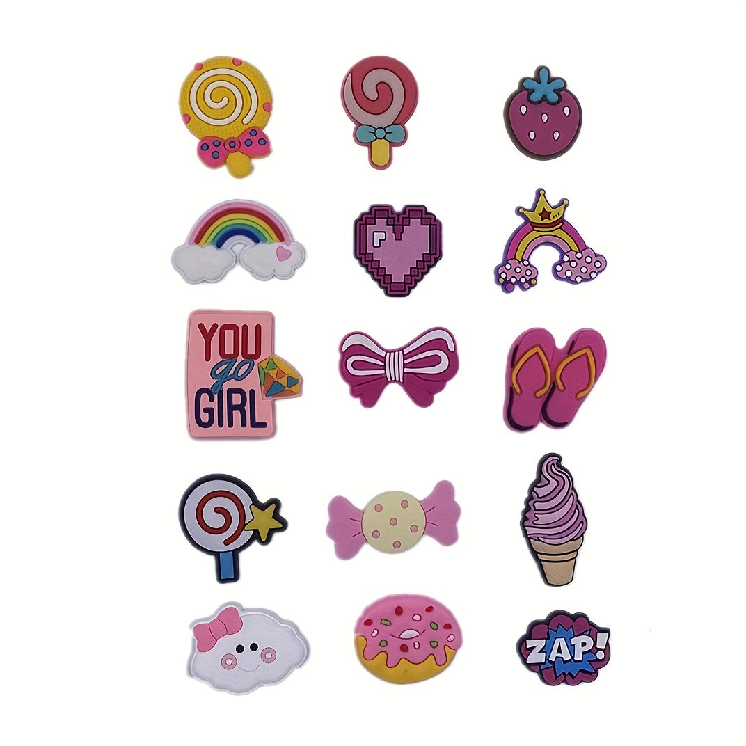 33pcs Shoe Charms For Crocs Shoe Decorations Party Favors Birthday Gift