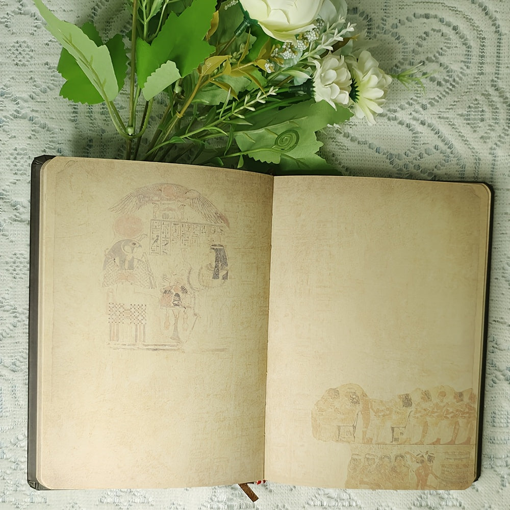 Ancient Egyptian Art Notebook with Blank Pages