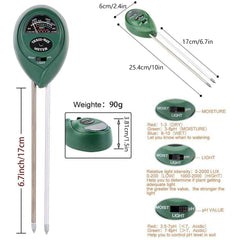Discover Your Soil with 3-in-1 Tester Kit