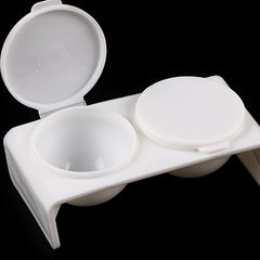 Double Hole Pen Washing Cup for Nail Enhancement Coloring Painting